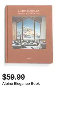 TJ Maxx Alpine Elegance Book offer