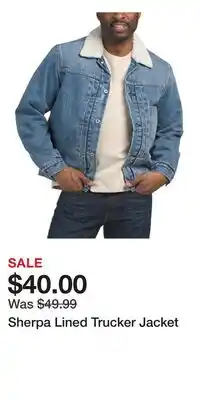 TJ Maxx Sherpa Lined Trucker Jacket offer