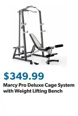 Sam's Club Marcy Pro Deluxe Cage System with Weight Lifting Bench offer