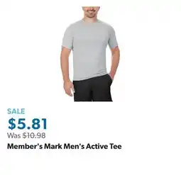 Sam's Club Member's Mark Men's Active Tee offer