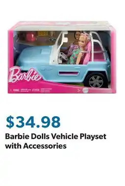 Sam's Club Barbie Dolls Vehicle Playset with Accessories offer