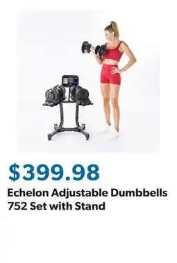 Sam's Club Echelon Adjustable Dumbbells 752 Set with Stand offer