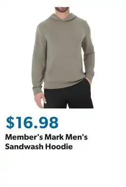 Sam's Club Member's Mark Men's Sandwash Hoodie offer