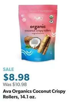 Sam's Club Ava Organics Coconut Crispy Rollers, 14.1 oz offer