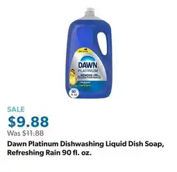 Sam's Club Dawn Platinum Dishwashing Liquid Dish Soap, Refreshing Rain 90 fl. oz offer