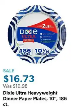 Sam's Club Dixie Ultra Heavyweight Dinner Paper Plates, 10, 186 ct offer