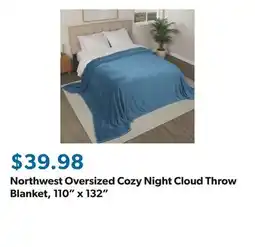 Sam's Club Northwest Oversized Cozy Night Cloud Throw Blanket, 110 x 132 offer