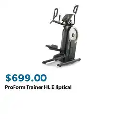 Sam's Club ProForm Trainer HL Elliptical offer