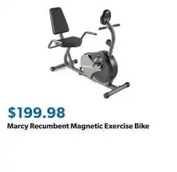 Sam's Club Marcy Recumbent Magnetic Exercise Bike offer