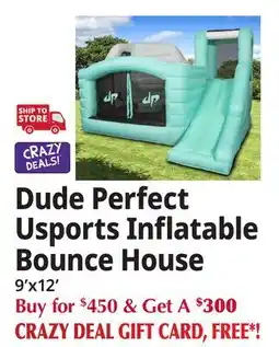 Ocean State Job Lot Dude Perfect Usports Inflatable Bounce House offer