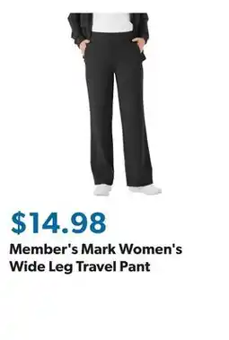 Sam's Club Member's Mark Women's Wide Leg Travel Pant offer
