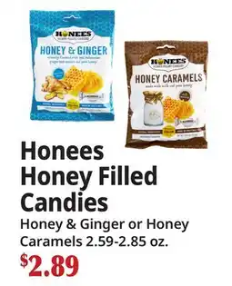 Ocean State Job Lot Honees Honey Filled Candies offer