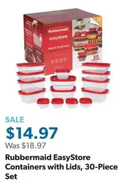 Sam's Club Rubbermaid EasyStore Containers with Lids, 30-Piece Set offer