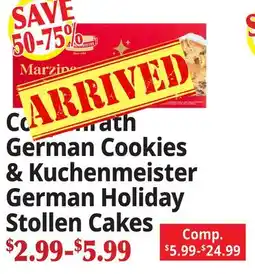 Ocean State Job Lot German Cookies & Kuchenmeister German Holiday Stollen Cakes offer