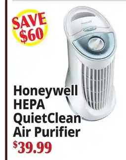 Ocean State Job Lot Honeywell HEPA QuietClean Air Purifier offer