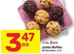Albertsons Fresh Baked Jumbo Muffins offer