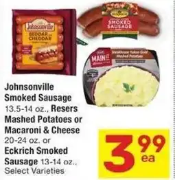 Albertsons Johnsonville Smoked Sausage offer