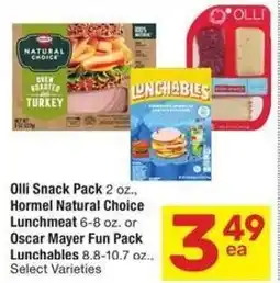 Albertsons Olli Snack Pack offer
