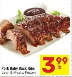 Albertsons Pork Baby Back Ribs Lean & Meaty offer