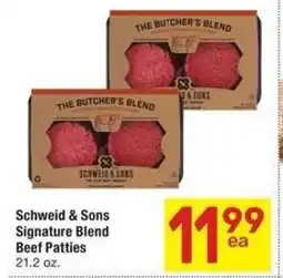 Albertsons Schweid & Sons Signature Blend Beef Patties offer