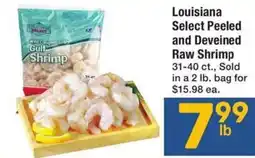 Albertsons Louisiana Select Peeled and Deveined Raw Shrimp offer