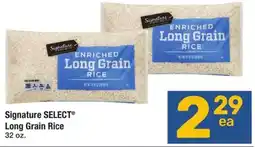 Albertsons Signature select long grain rice offer