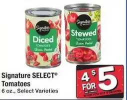 Albertsons Signature select tomatoes offer