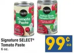 Albertsons Signature select tomato paste offer
