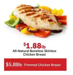 Fareway All-Natural Boneless Skinless Chicken Breast offer