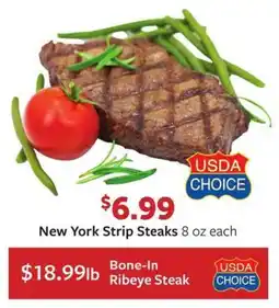 Fareway New York Strip Steaks offer