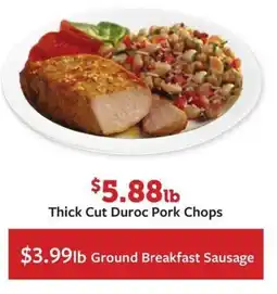 Fareway Thick Cut Duroc Pork Chops offer