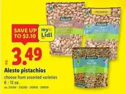 Lidl Alesto pistachios offer