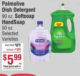 Smart & Final Palmolive Dish Detergent, Softsoap HandSoap offer