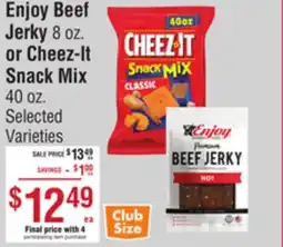 Smart & Final Beef Jerky or Cheez-It Snack Mix offer