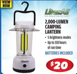 Big 5 LitezAll 2000 Lumen Camping Lantern offer