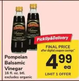 Safeway Pompeian Balsamic Vinegar offer