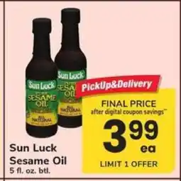 Safeway Sun Luck Sesame Oil offer