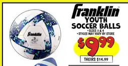 Ollie's Franklin YOUTH SOCCER BALLS offer