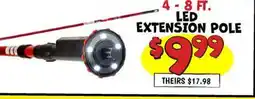 Ollie's LED EXTENSION POLE offer