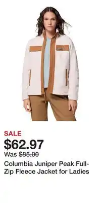 Cabela's Columbia Juniper Peak Full-Zip Fleece Jacket for Ladies offer