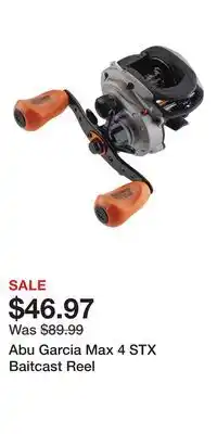 Cabela's Abu Garcia Max 4 STX Baitcast Reel offer