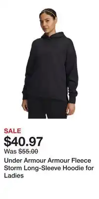 Cabela's Under Armour Armour Fleece Storm Long-Sleeve Hoodie for Ladies offer