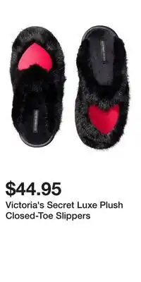 Victoria's Secret Victoria's Secret Luxe Plush Closed-Toe Slippers offer