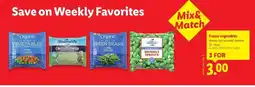 Lidl Frozen vegetables offer
