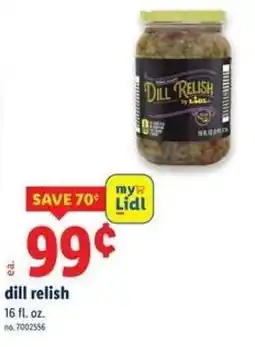 Lidl Dill relish offer