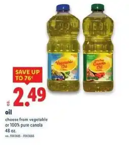 Lidl Oil offer
