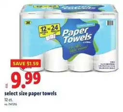 Lidl Select size paper towels offer