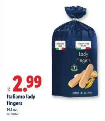 Lidl Italiamo lady fingers offer