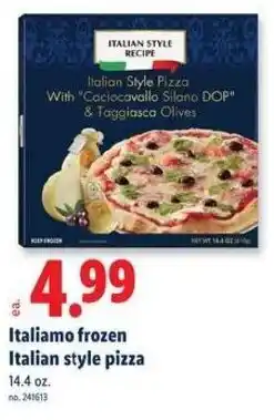 Lidl Italiamo frozen Italian style pizza offer