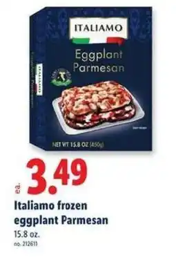 Lidl Italiamo frozen eggplant Parmesan offer